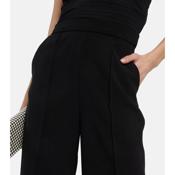 SIMKHAI Gala Plisse Cut Out Jumpsuit in Black 2 Small New Womens Outfit - Picture 15 of 17